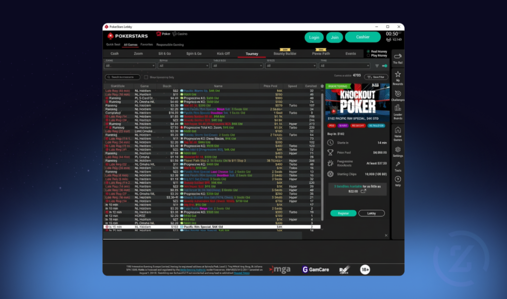 grade-de-torneios-de-poker